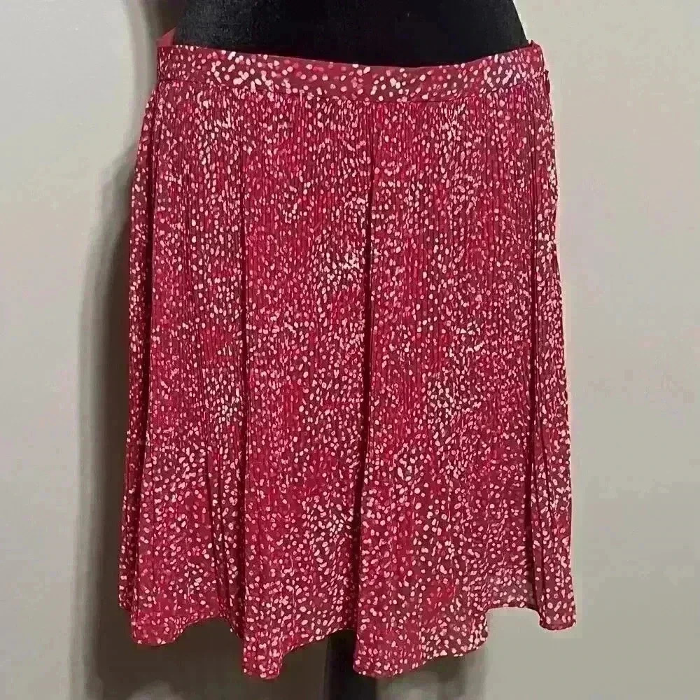 Banana Republic Pink Printed Mini Skirt